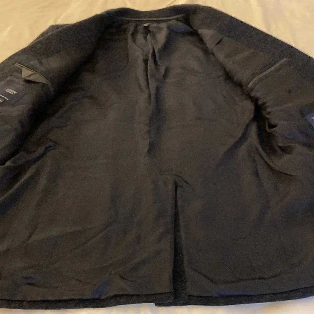 J.Crew Ludlow Slim-Fit Mens Jacket in English Wool Navy Tweed. Size 44 Long.